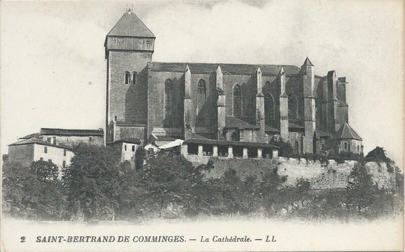 Carte postale ancienne La Cathédrale à Saint-Bertrand-de-Comminges