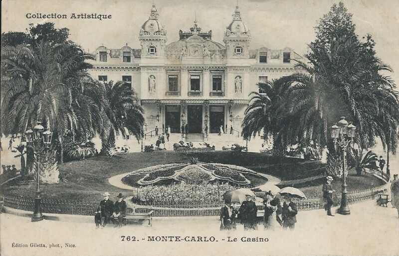 Carte postale ancienne Monte-Carlo - Le Casino à Cap-d'Ail