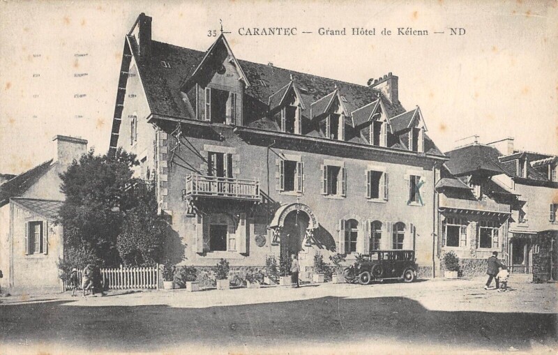 Carte postale ancienne Carantec / Grand Hotel De Kelenn à Carantec