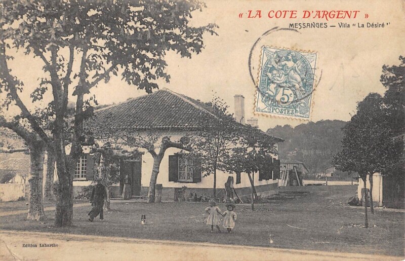 Carte postale ancienne Messanges - Villa La Desiree à Messanges