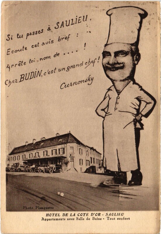 Carte postale ancienne Saulieu Hotel de la Cote d'Or France à Saulieu