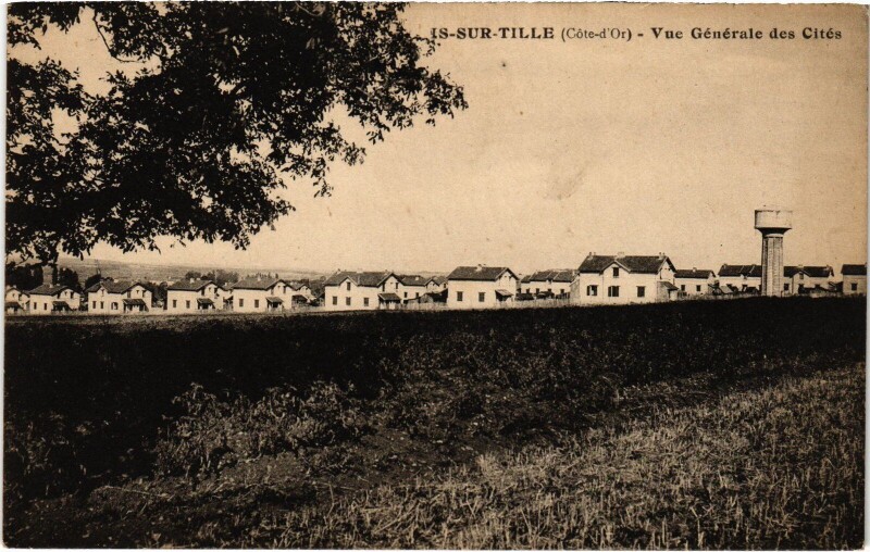 Carte postale ancienne Is-Sur-Tille Vue Generale des Cites France à Is-sur-Tille