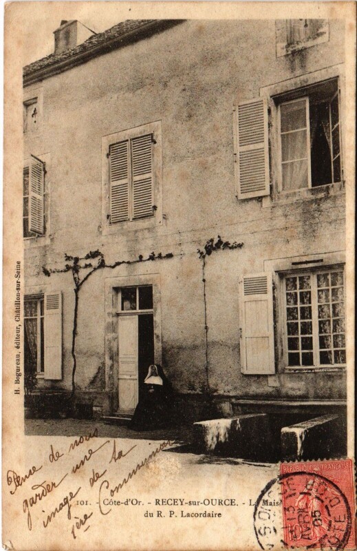 Carte postale ancienne Recey-s-Ource La Maison France