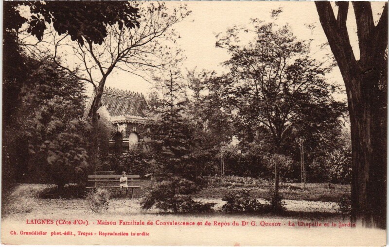 Carte postale ancienne Laignes Maison Familiale France à Laignes