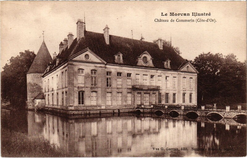 Carte postale ancienne Chateau de Commarin France à Commarin