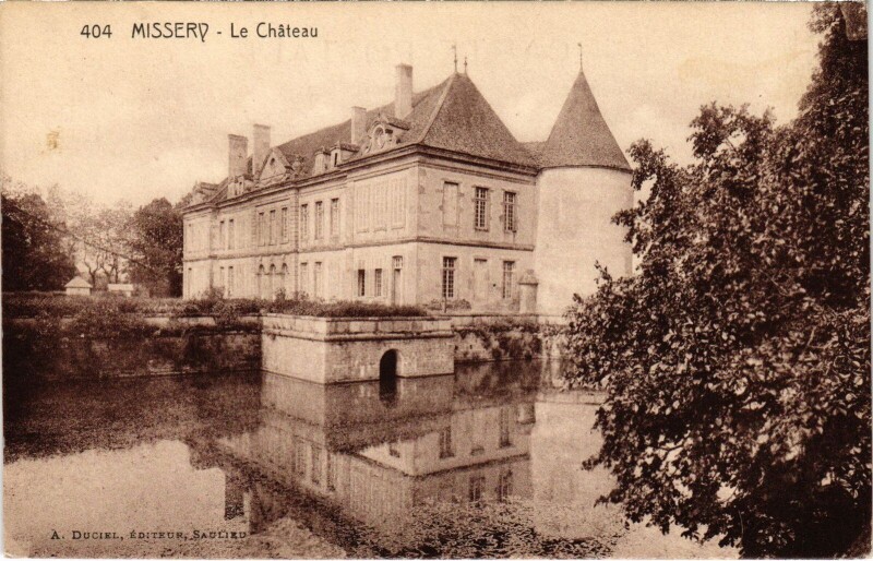 Carte postale ancienne Missery Le Chateau France à Missery