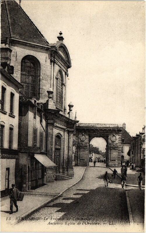 Carte postale ancienne Beaune Ancienne Eglise de l'Oratoire France à Beaune