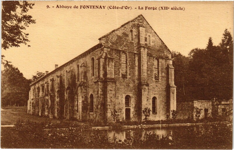 Carte postale ancienne Abbaye de Fontenay La Forge France