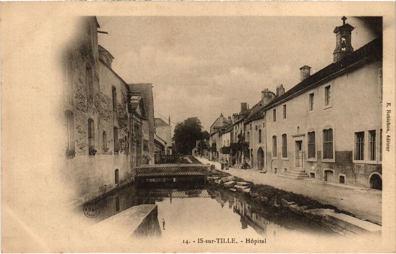Carte postale ancienne Is-Sur-Tille Hopital France à Is-sur-Tille