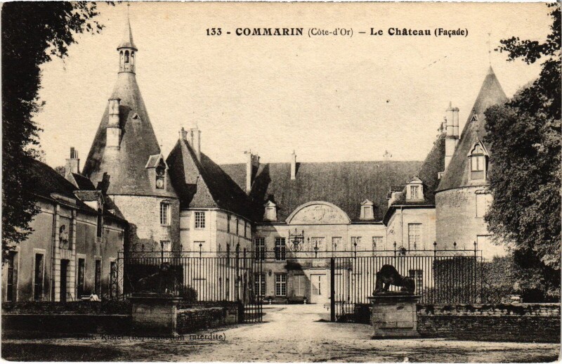 Carte postale ancienne Commarin Le Chateau France à Commarin