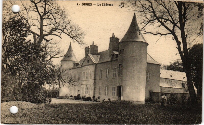 Carte postale ancienne Ouges Le Chateau France à Ouges
