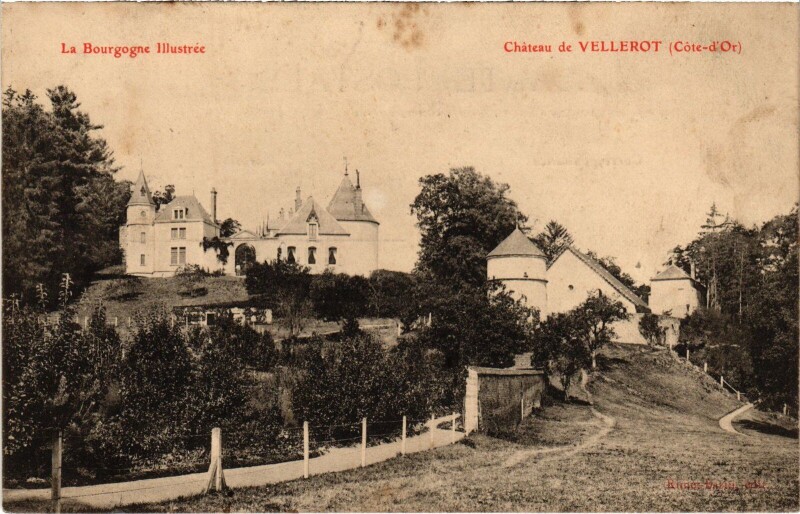 Carte postale ancienne Vellerot Le Chateau France