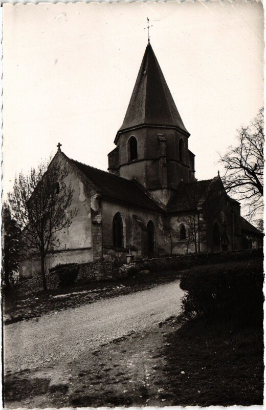 Carte postale ancienne Dijon Eglise de Fontaine-les-Dijon France à Dijon