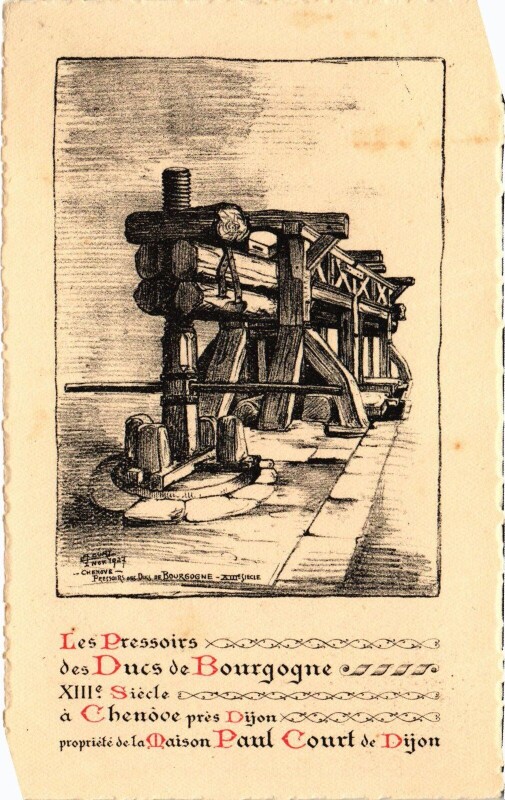 Carte postale ancienne Dijon Les Pressoirs des Ducs de Bourgogne France à Dijon