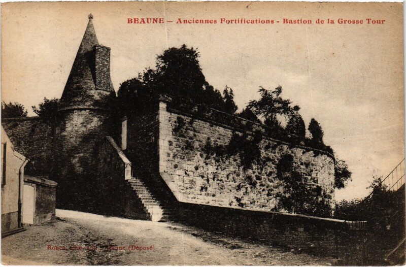 Carte postale ancienne Beaune Anciennes Fortifications France à Beaune