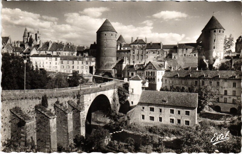 Carte postale ancienne Semur Vue Generale France