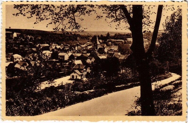 Carte postale ancienne Aignay le Duc Vue d'ensemble France à Aignay-le-Duc
