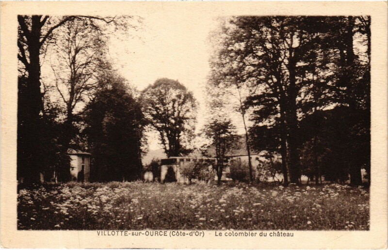 Carte postale ancienne Villotte s Ource Le Colombier du Chateau France à Colombier