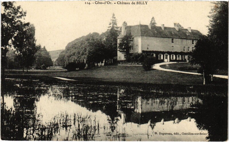 Carte postale ancienne Chateau de Billy France