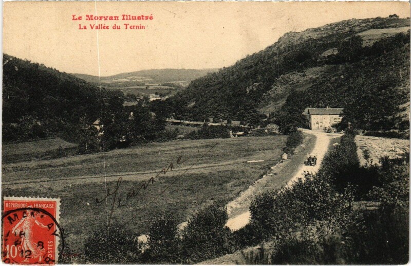 Carte postale ancienne La Vallee du Ternin France