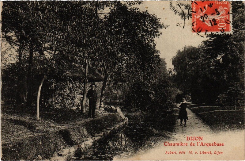 Carte postale ancienne Dijon Chaumiere de l'Arquebuse France à Dijon