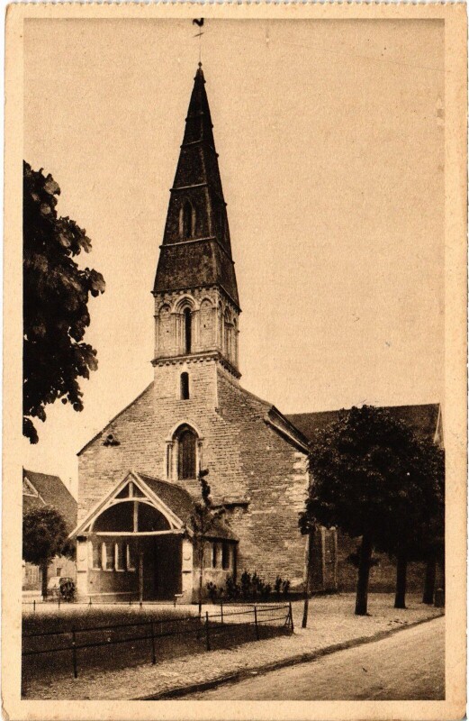 Carte postale ancienne Beaune Eglise Saint-Nicolas France à Beaune