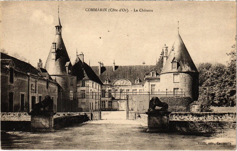 Carte postale ancienne Commarin Le Chateau France à Commarin