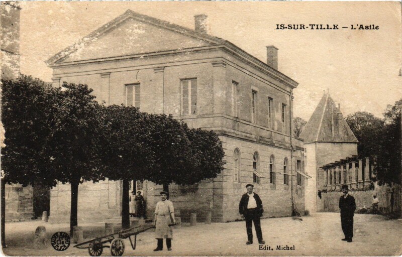 Carte postale ancienne Is sur Tille L'Asile France à Is-sur-Tille