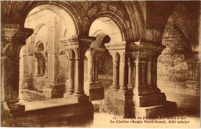Carte postale ancienne Abbaye de Fontenay Le Cloitre France