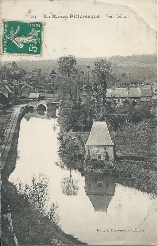 Carte postale ancienne La Rance Pittoresque - Vers Léhon à Lanvallay
