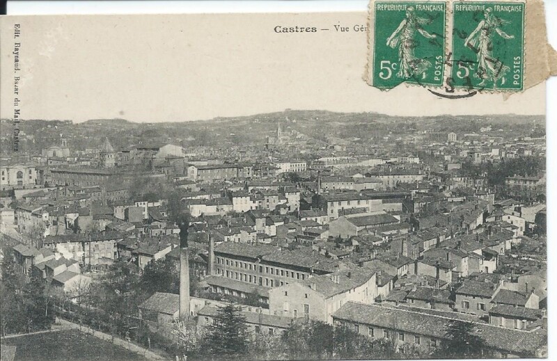 Carte postale ancienne Vue générale à Castres