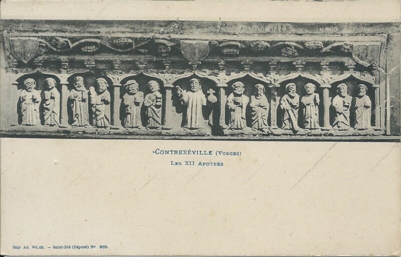 Carte postale ancienne Les XII Apôtres à Contrexéville