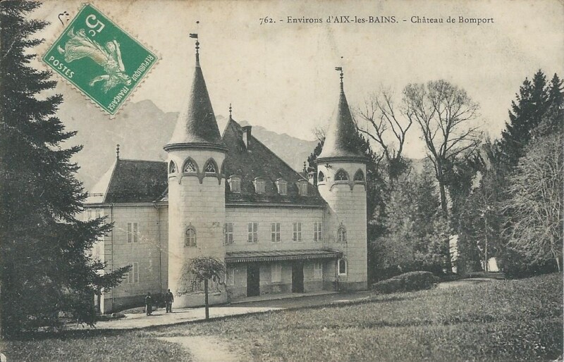 Carte postale ancienne Château de Bomport à Aix-les-Bains