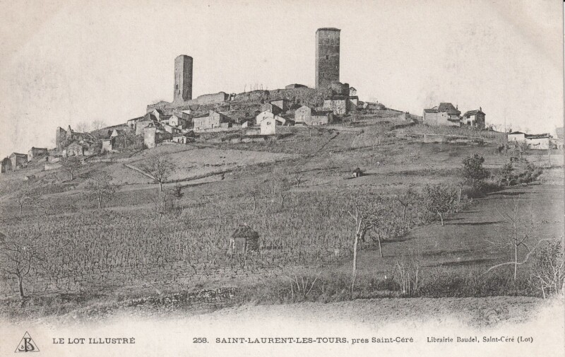 Carte postale ancienne LE LOT ILLUSTRE 258. SAINT-LAURENT-LES-TOURS, près Saint-Céré à Saint-Céré