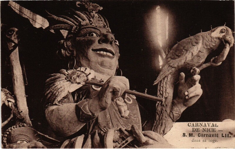 Carte postale ancienne Carnaval de Nice S.M. Carnaval