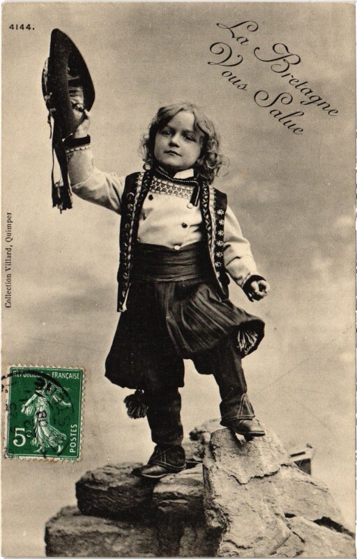 Carte postale ancienne Folklore Bretagne