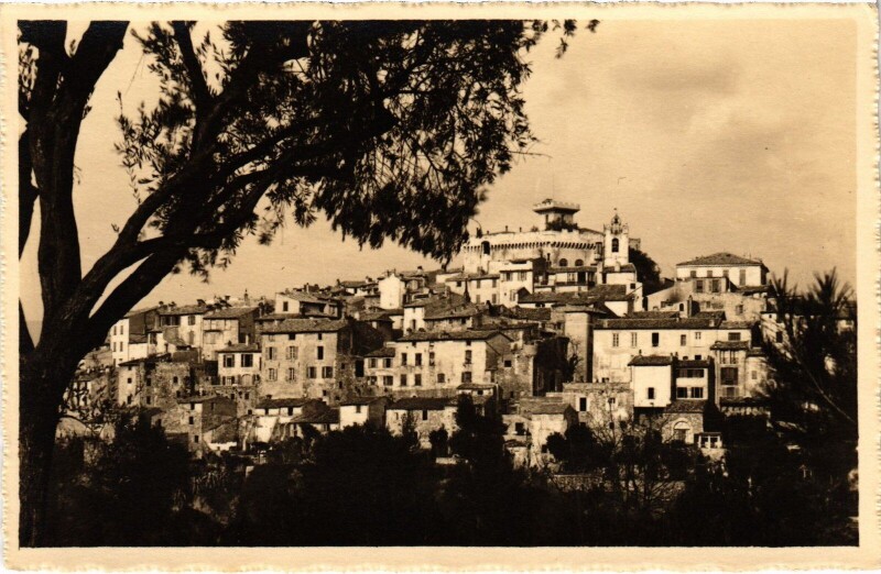 Carte postale ancienne Cagnes carte photo