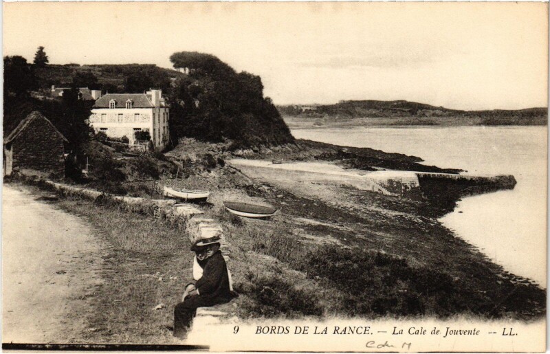 Carte postale ancienne Bords de la Rance Jouventé La Cale