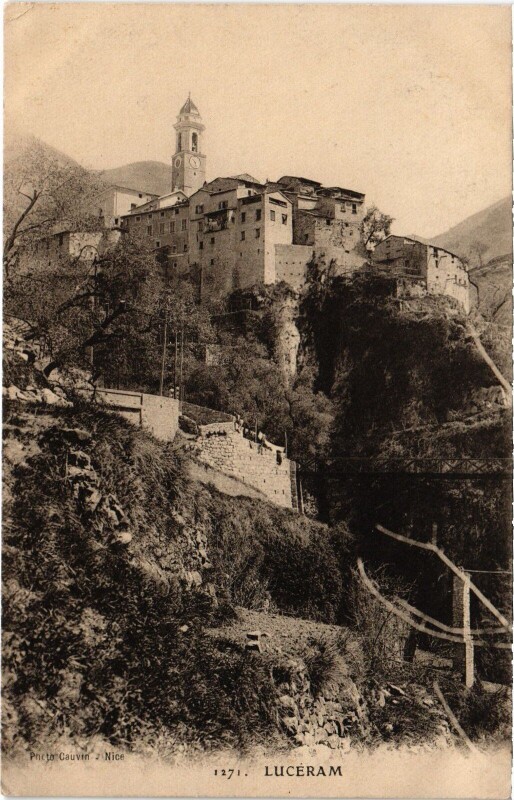 Carte postale ancienne Lucéram à Lucéram