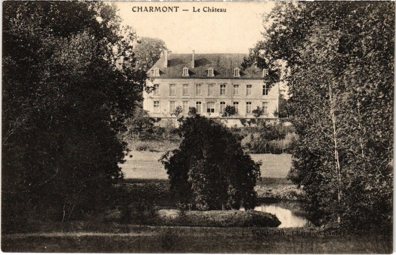 Carte postale ancienne Charmont le Chateau à Charmont