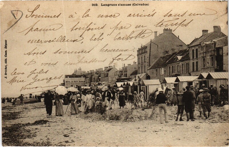 Carte postale ancienne Langrune s'amuse