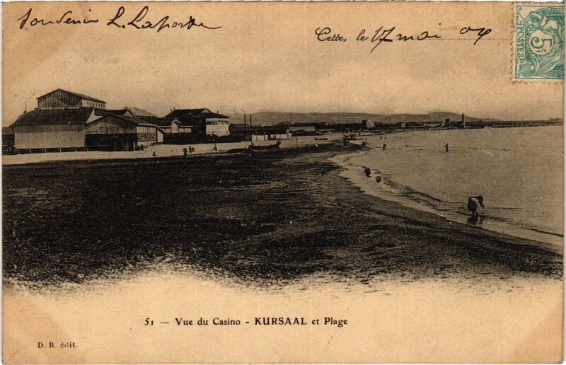 Carte postale ancienne Cette vue du Casino Kursaal