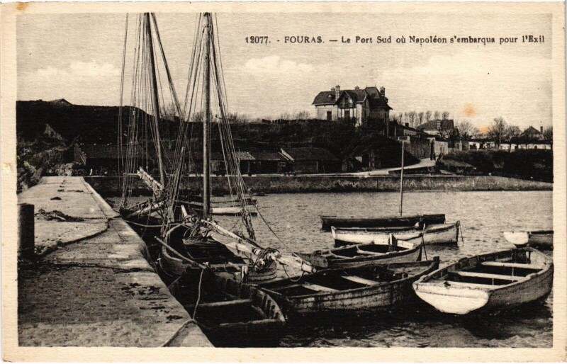 Carte postale ancienne Fouras Port-Sud Napoléon à Fouras