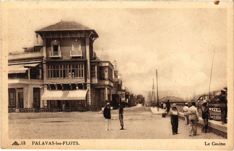 Carte postale ancienne Palavas-les-Flots Le Casino à Palavas-les-Flots