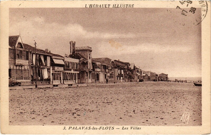 Carte postale ancienne Palavas-les-Flots Les Villas à Palavas-les-Flots