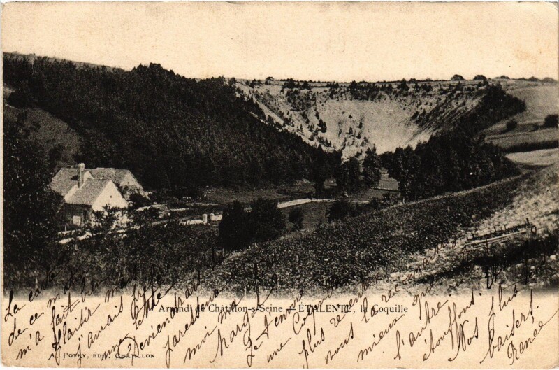 Carte postale ancienne Etalente la Coquille