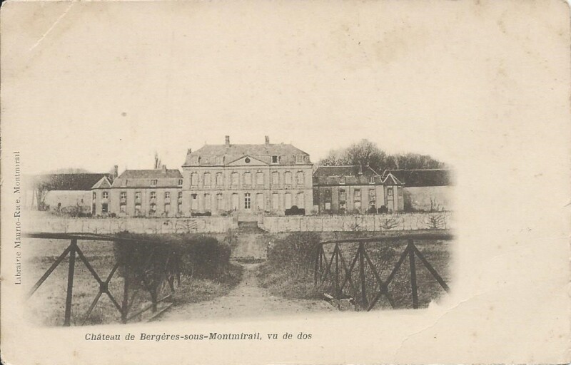 Carte postale ancienne Château de Bergères-sous-Montmirail à Bergères-sous-Montmirail