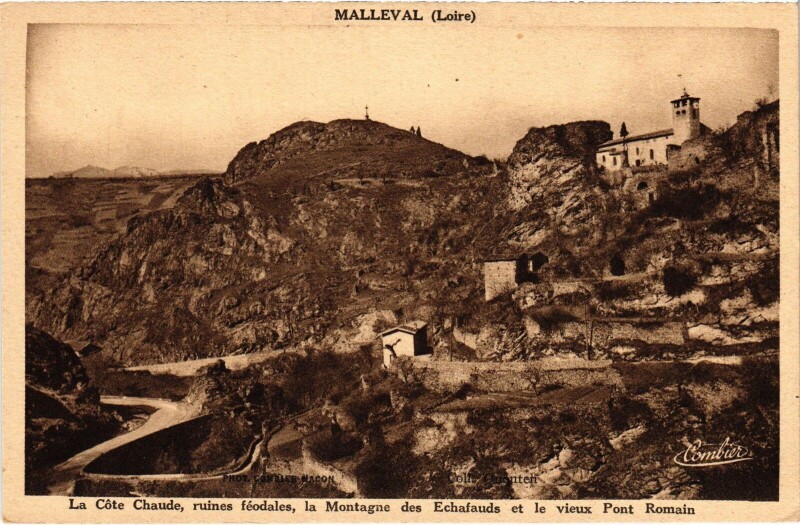 Carte postale ancienne Malleval Cote Chaude à Malleval