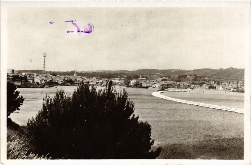 Carte postale ancienne Martigues vue panoramique carte photo à Martigues