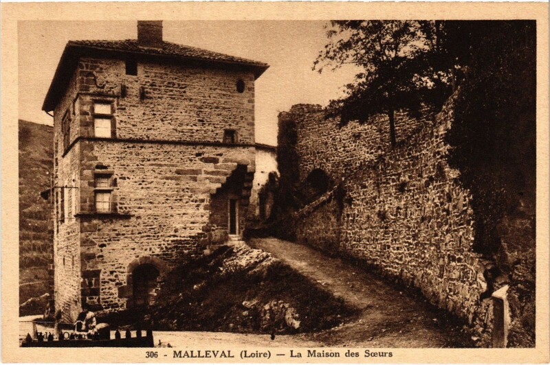 Carte postale ancienne Malleval Maison des Soeurs à Malleval